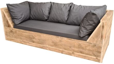 loungebank Phoenix Steigerhout 180Lx70Hx80D cm plof