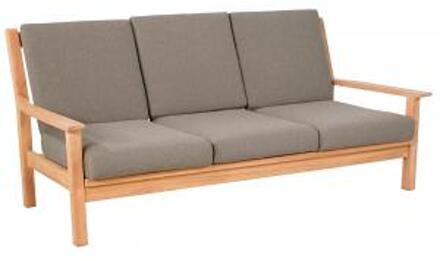 Loungebank teak 180 cm incl. kussen Lesli LivingLesli Living Grijs