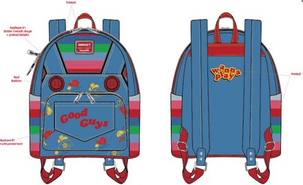 Loungefly Childs Play by Loungefly Backpack Chucky Cosplay