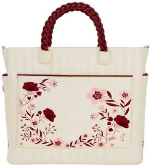 Loungefly Crossbody Bag Figural Cream & Red Floral
