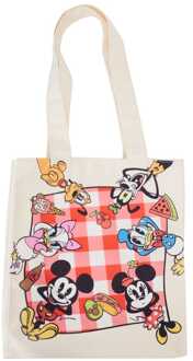 Loungefly Disney by Loungefly Canvas Tote Bag Mickey and friends Picnic