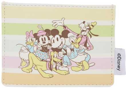 Loungefly Disney by Loungefly Cardholder Mickey and Friends Rainbow Stripes