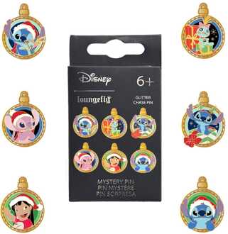 Loungefly Disney by Loungefly Enamel Pins Blind Box Lilo & Stitch Holiday Ornaments Assortment (12)
