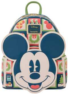 Loungefly Disney by Loungefly Mini Backpack Mickey and Minnie Holiday