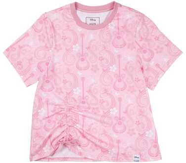 Loungefly Disney by Loungefly Tee T-Shirt Unisex Hannah Montana Shirred Hem Size XL