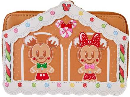 Loungefly Disney by Loungefly Wallet Mickey & Friends Gingerbread House