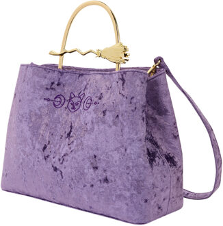 Loungefly Disney Hocus Pocus Velvet Broom Handle Handbag