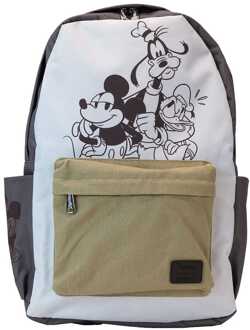 Loungefly IT by Loungefly Full-Size Nylon Backpack Mickey and Friends Canvas
