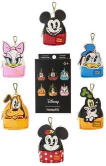 Loungefly Mickey and friends by Loungefly Keychains Mini Backpack Blind Box Assortment (15)