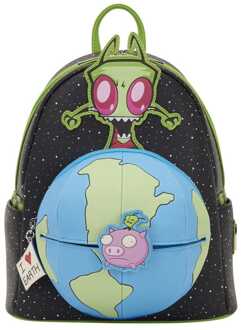 Loungefly Nickelodeon by Loungefly Mini Backpack Invader Zim Glow