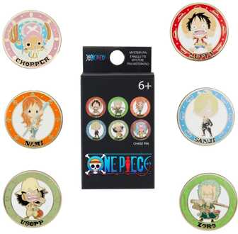 Loungefly One Piece by Loungefly Enamel Pins Blind Box Chibi Assortment (12)