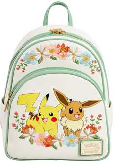 Loungefly Pokémon by Loungefly Mini Backpack Pikachu & Eevee Floral