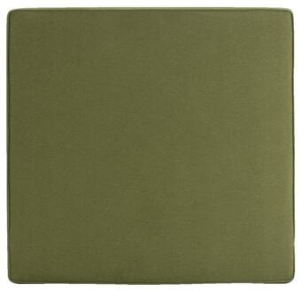 Loungekussen Brest Zit - Donker - 73x73 Cm - Polyester - Groen - 11x73x73 Cm