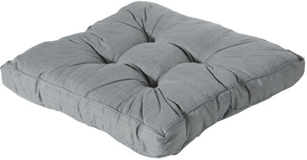 loungekussen Florance Basic 60 x 60 cm katoen grijs