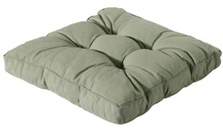 loungekussen Florance Panama 60 x 60 cm katoen matgroen