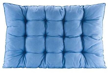 Loungekussen Florence - blauw - 120x80 cm - Leen Bakker - 10 x 80 x 120