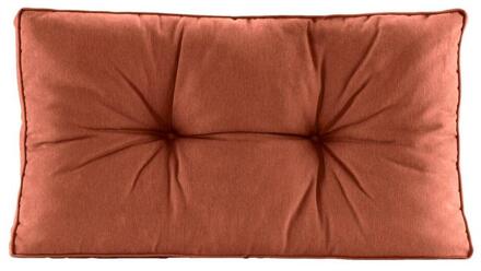 Loungekussen Florence Rug - Terracotta - 60x43 Cm - Stof - Bruin