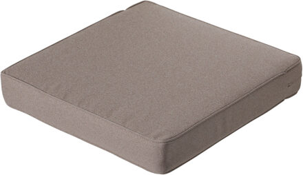 loungekussen Manchester 73 x 73 x 10 cm dralon taupe Multikleur