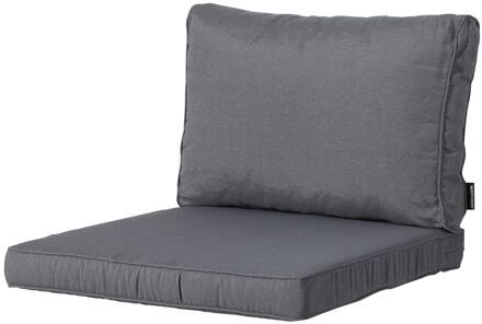 Loungekussen zit en rug 60x60cm Carré   Panama grey