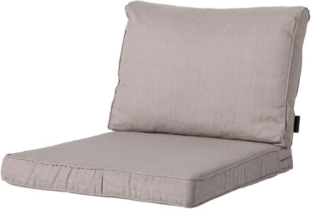 Loungekussen zit en rug 73x73cm Carré   Basic taupe