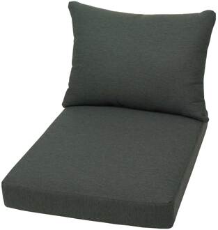 Loungekussen zit en rug pallet 80x60cm   Beaumont antraciet