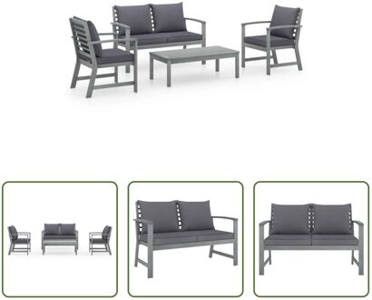 Loungeset Acacia - Tuinmeubel - 120x60.5x81cm - Grijs