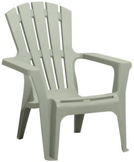 Loungestoel Maryland - Licht - Kunststof - Groen - 73x70x88 Cm