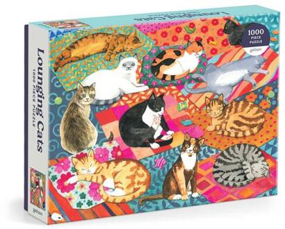 Lounging Cats 1000 Piece Puzzle -  Alison Kolesar, Galison (ISBN: 9780735382510)