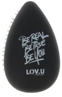LOV.U Wet & Dry Hair Brush Black
