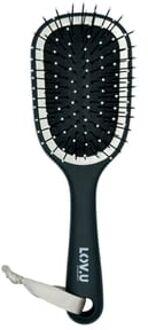 LOV.U Wet & Dry Paddle Brush Black