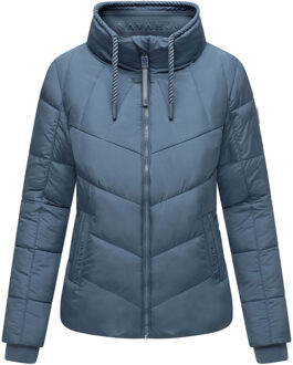 Love Fairy Gewatteerde Winterjas voor Dames - Licht, Warm & Modern - maat Blauw