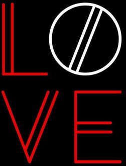 Love Geo Dames T-shirt - Zwart - 3XL