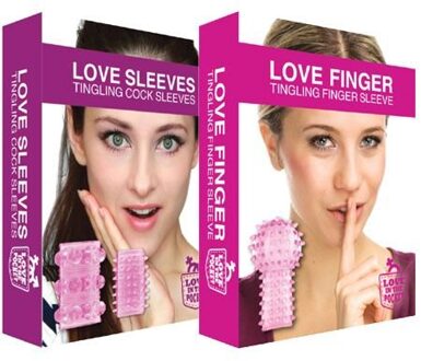 Love in the Pocket AANBIEDING Love Finger Tingling En Love Sleeves - Stimulerende Speeltjes