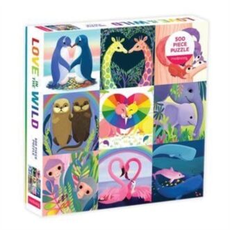 Love In The Wild 500 Piece Family Puzzle -  Galison Mudpuppy (ISBN: 9780735372467)