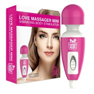 Love Massager Mini Vibrating Body Stimulator - Roze
