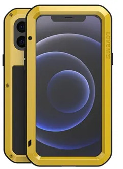 Love Mei Powerful iPhone 12 Mini Hybrid Case - Geel