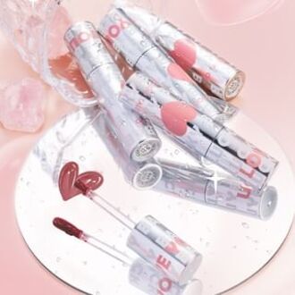 Love Mirror Lip Gloss - 4 Colors (5-8) #345 Red Bean Jelly - 2.8g