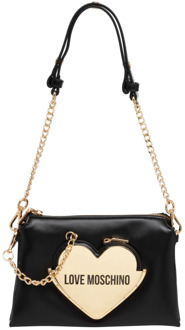 Love Moschino Baby Heart Shoulder bag Love Moschino , Black , Dames - ONE Size