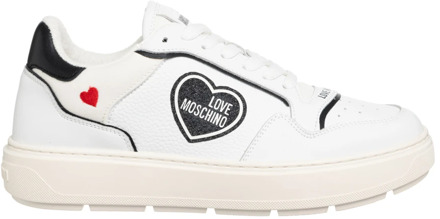 Love Moschino Bold Love Sneakers Love Moschino , White , Dames - 38 Eu,40 Eu,36 Eu,39 Eu,37 EU