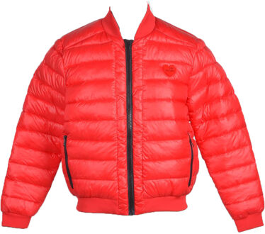 Love Moschino Casuele Gevoerde Jasje Rood - maat EU 44 / UK 16