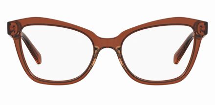 Love Moschino Cateye Leesbril Hart Detail - maat Bruin