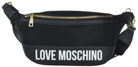 Love Moschino City Lover Logo Heuptas Love Moschino , Black , Dames - ONE Size