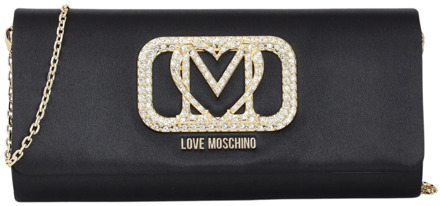 Love Moschino Clutches Love Moschino , Black , Dames - ONE Size