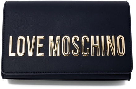 Love Moschino Dames Lente/Zomer PU Tas Love Moschino , Black , Dames - ONE Size