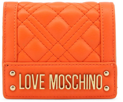 Love Moschino Dames Portemonnee Lente/Zomer Collectie - Jc5601Pp1Gla0 Love Moschino , Orange , Dames - ONE Size