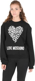 Love Moschino Dames Sweatshirt - maat EU 38 / UK 10 Zwart