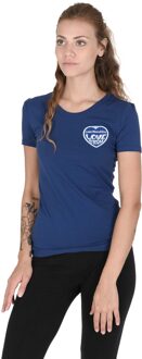 Love Moschino Dames T-shirt Blauw