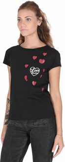 Love Moschino Dames T-shirt - maat Zwart