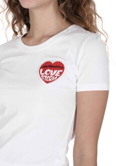 Love Moschino Dames T-Shirt Wit