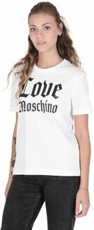 Love Moschino Dames T-Shirt Wit